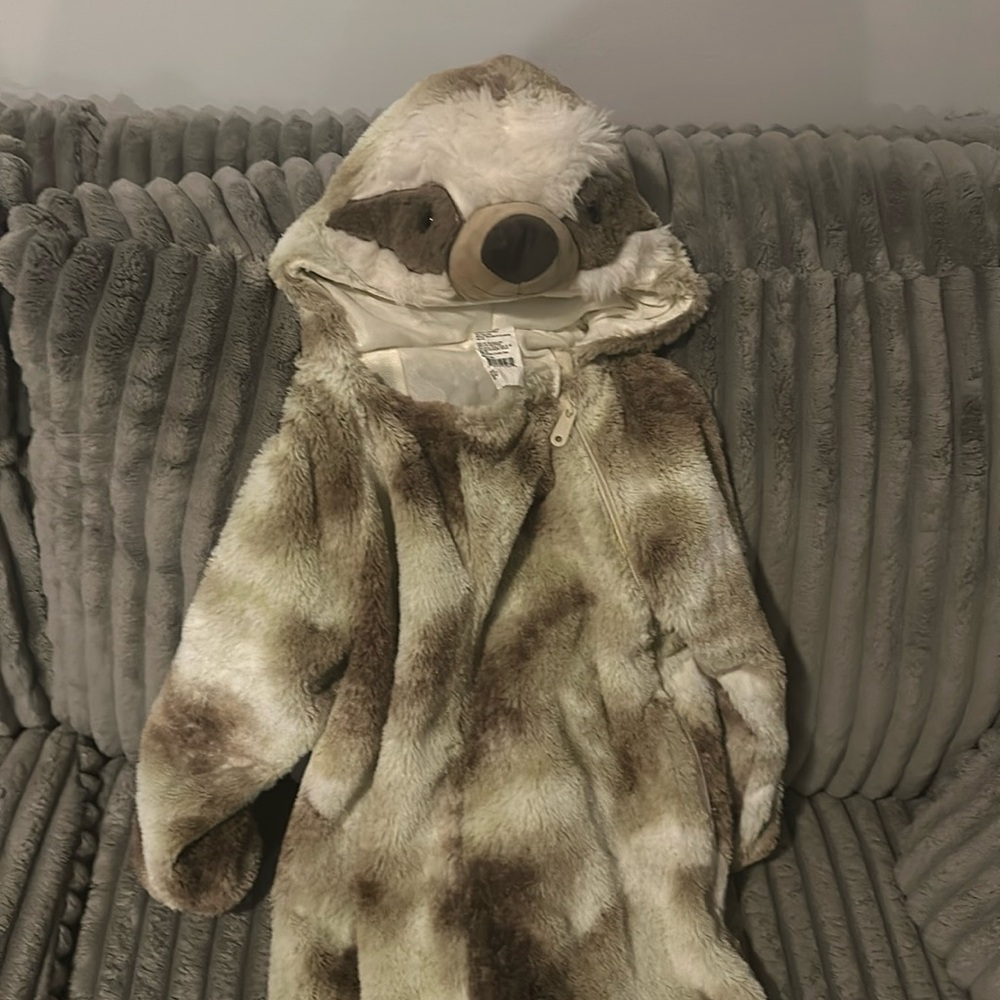 Super soft and cozy sloth costume